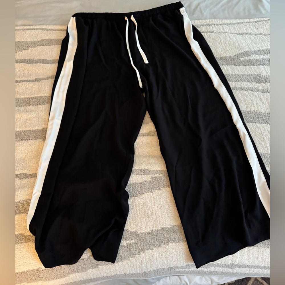 ASOS Black Textured athleasure pants
